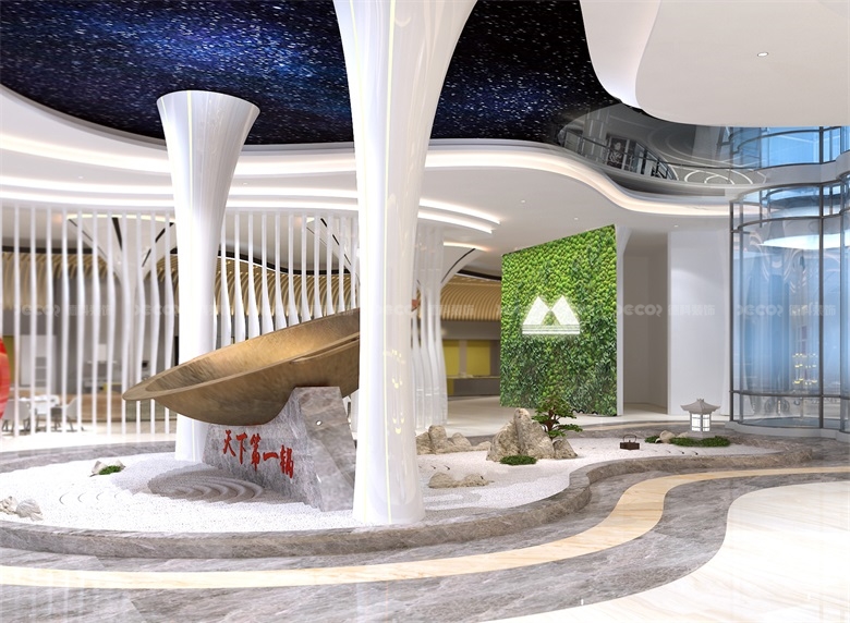 在企業(yè)展廳裝修設(shè)計(jì)中，如何運(yùn)用品牌元素和視覺識別系統(tǒng)？